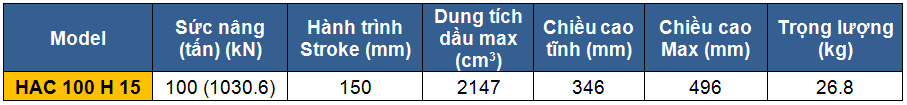 kich 2 chieu bang nhom 100 tan 150 mm, kich 2 chieu, kich nhom