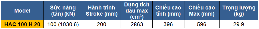 kich 2 chieu bang nhom 100 tan 200 mm, kich 2 chieu, kich nhom