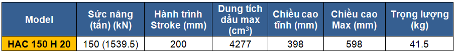 kich 2 chieu bang nhom 150 tan 200 mm, kich 2 chieu, kich nhom