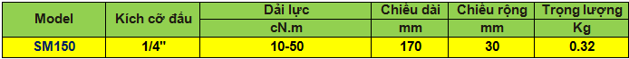 ts ky thuat tovit luc SM150