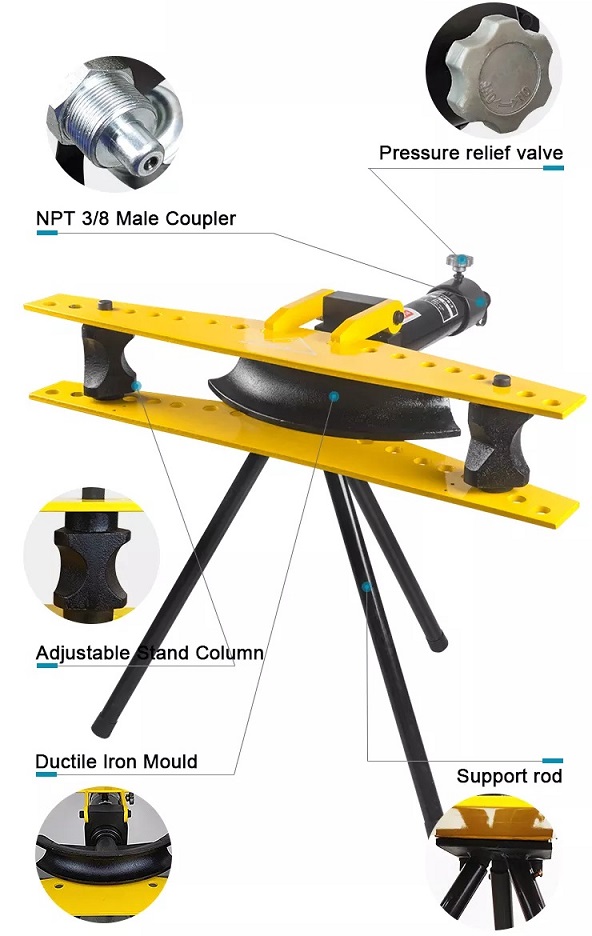 Máy uốn ống thủy lực DWG-2