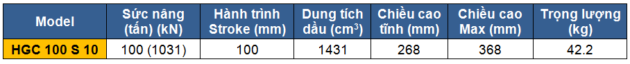 kich thuy luc 1 chieu 100 tan 100 mm