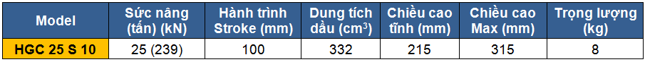 kich thuy luc 1 chieu 25 tan 100 mm