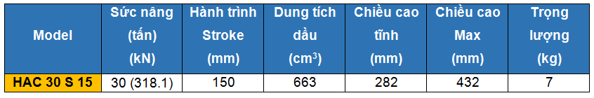 kich 1 chieu bang nhom 30 tan 150 mm