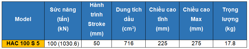 kich 1 chieu bang nhom 100 tan 50 mm