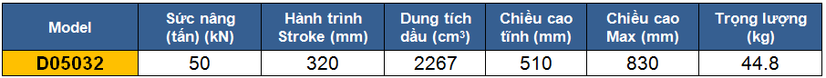 kich thuy luc 2 chieu 50 tan 320 mm