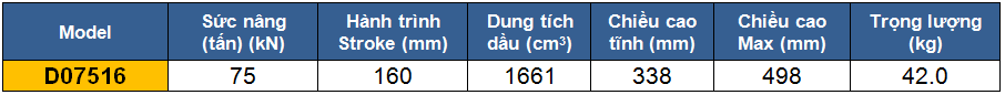 kich thuy luc 2 chieu 75 tan 160 mm