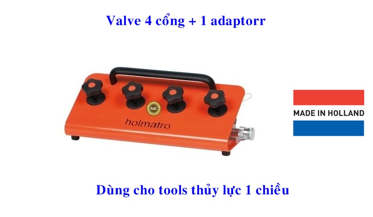Valve 4 cong + 1 adaptor